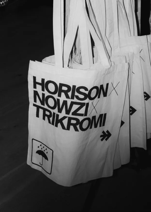 Tote bags Horison × Nowzi × Trikromi