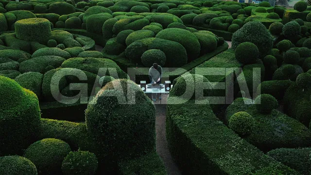 DJ set Horison Garden : chicago house, Jardins de buis